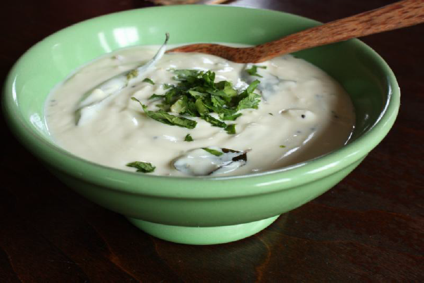 Raita, salsa indiana caratteristica