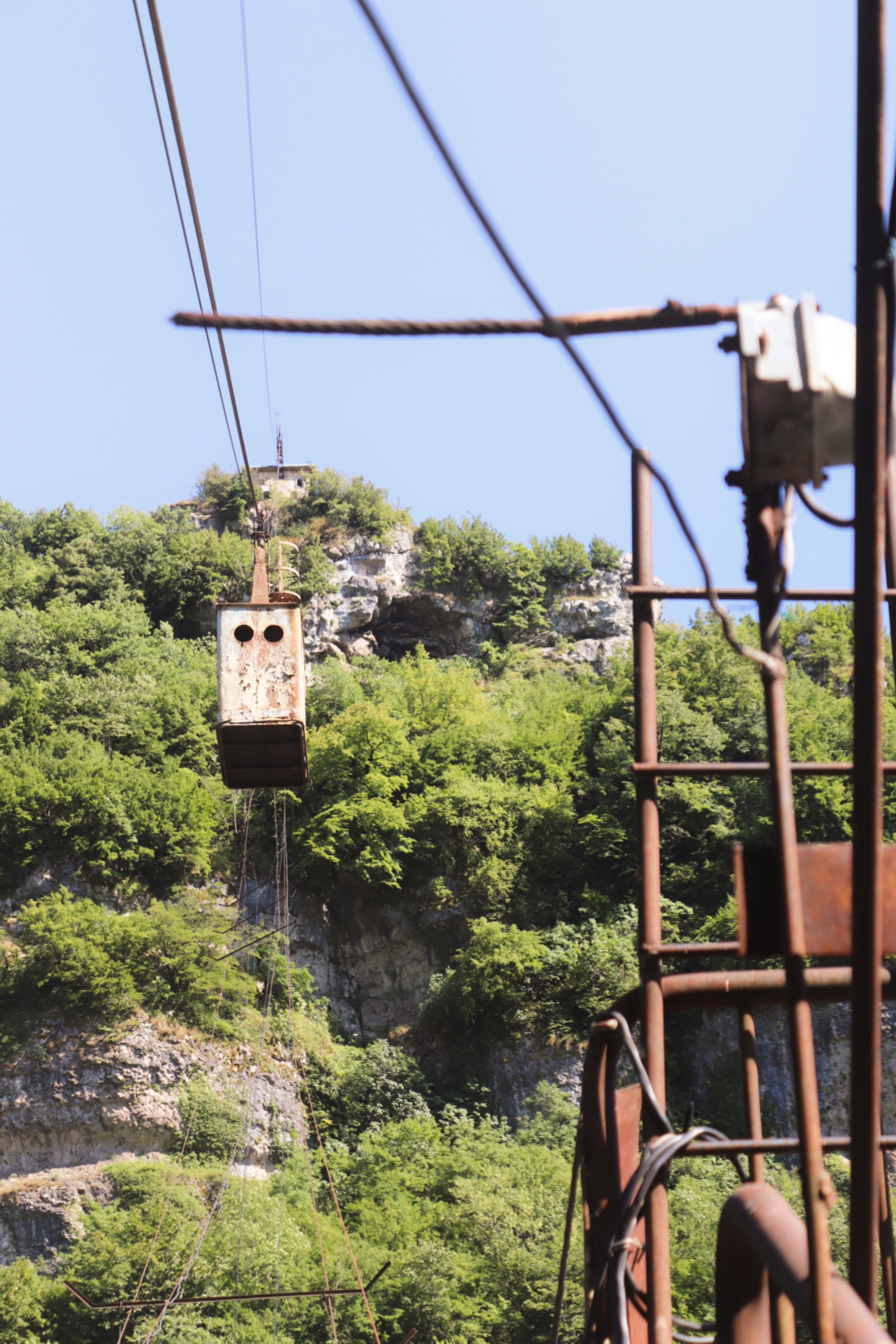 old cabin in chiatura, georgia
