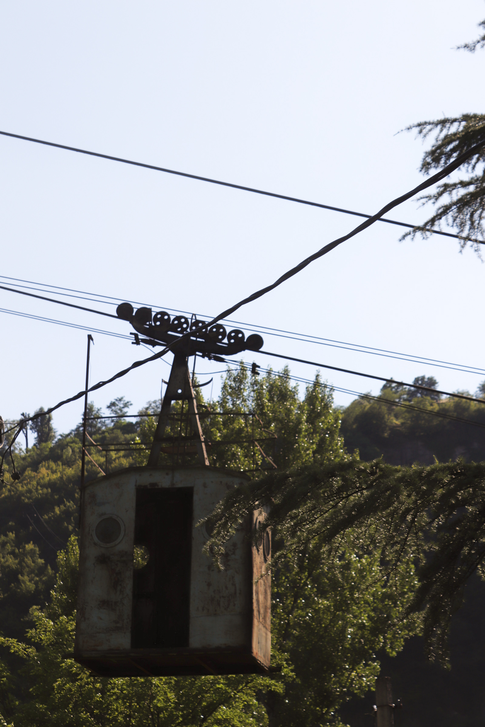 old cabin in chiatura, georgia