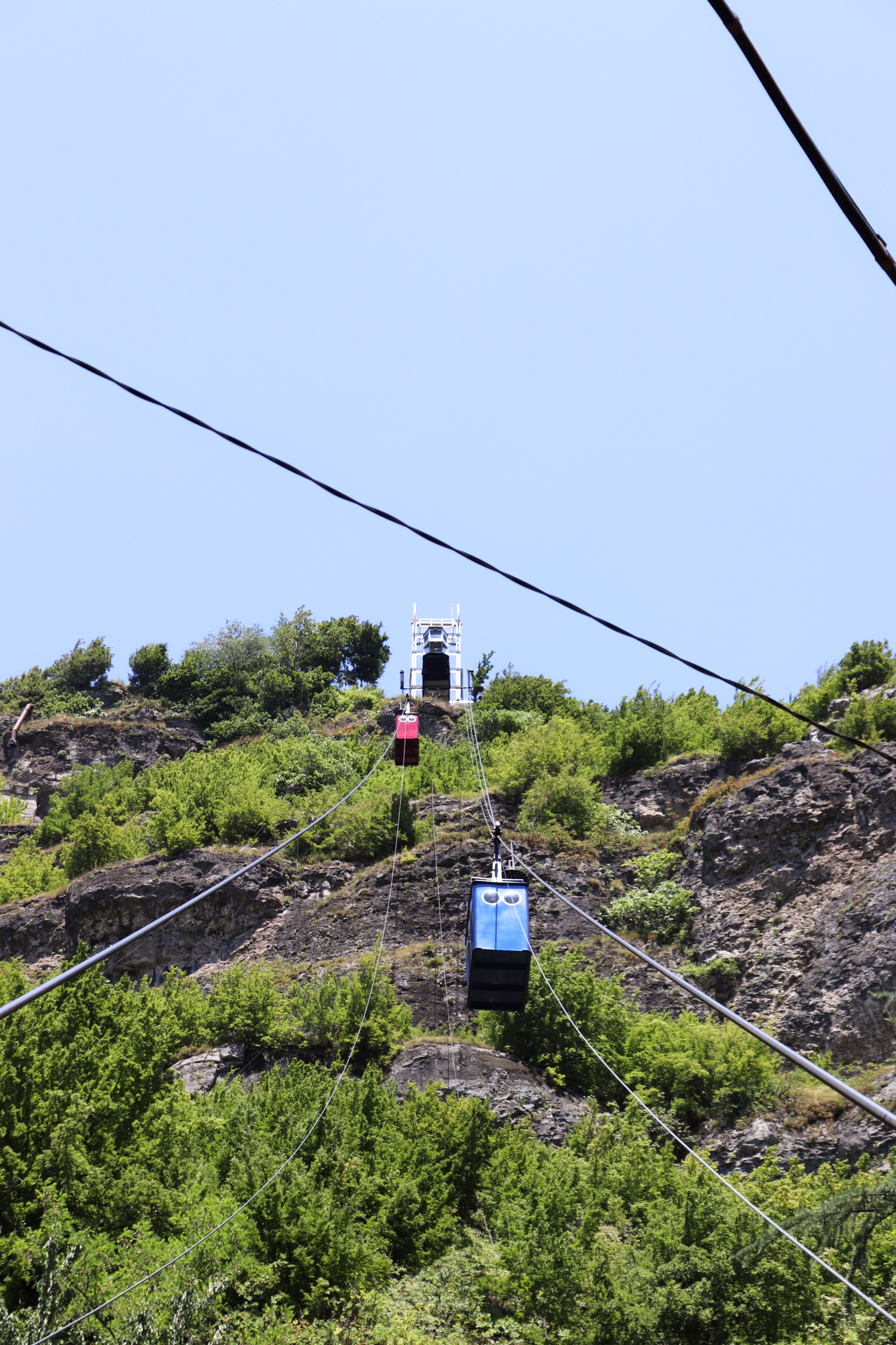 old cabins in chiatura, georgia